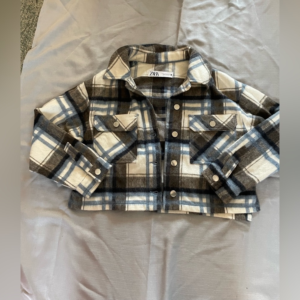 Zara flannel size extra small